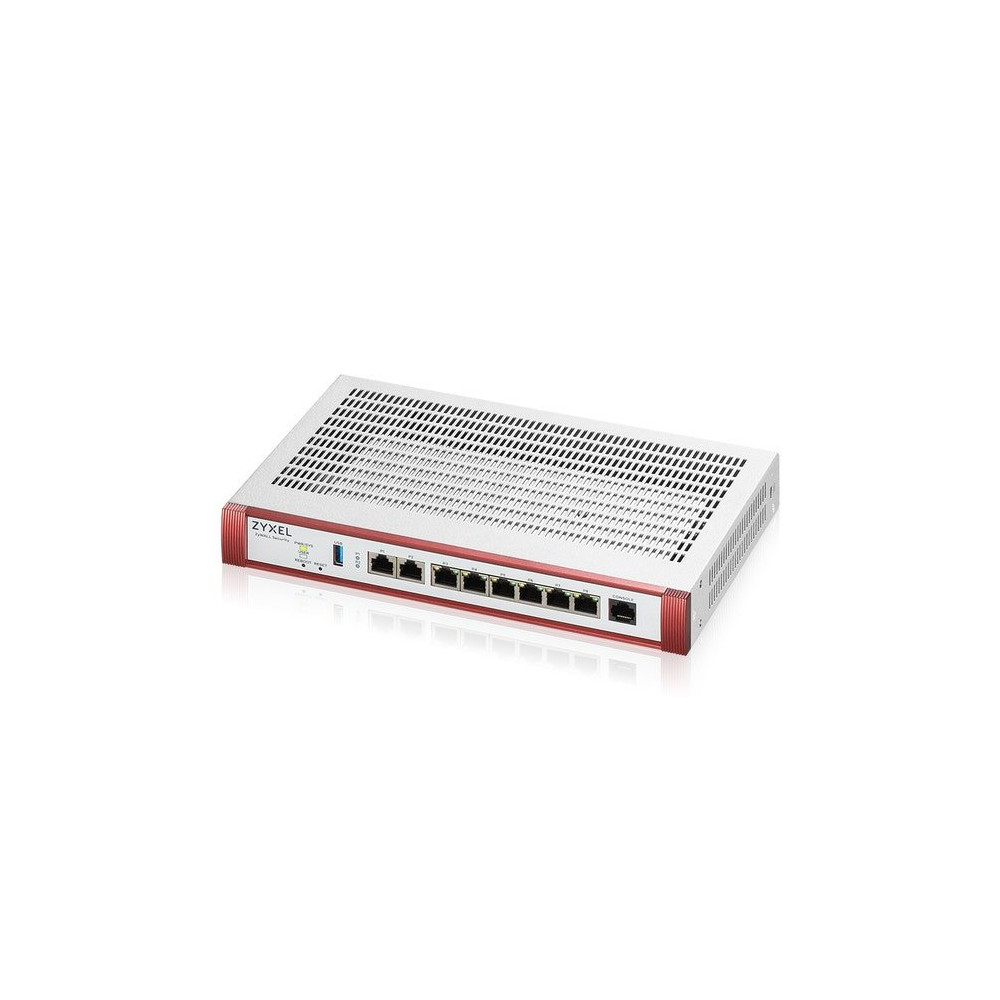 FIREWALL ZYXEL USGFlex Security Gateway 200H VPN:100IPSec/L2TP, 50SSL WAN, 6xLAN + 2x2.5Gbe Fanless +1Y Sec Pack, fino a 50utent