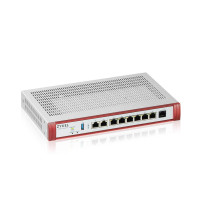 FIREWALL ZYXEL USGFlex Security Gateway 200HP VPN:100IPSec/L2TP, 50SSL WAN, 6xLAN + 1x2.5 1x2.5 POE 30W Fanless, fino a 50 utent