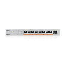 XMG-108HP - Switch Unmanaged, 8 Porte 2.5GbE PoE (erogazione fino a 100W), 1 porta 10GbE SFP+, Desktop / XMG-108HP-EU0101F XMG-1