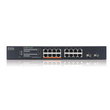XMG1915-18EP - NebulaFlex Switch Web Managed 16 porte 2.5 Mgigabit (8 porte PoE erogazione PoE fino a 180W) + 2 porte 10GbE SFP+