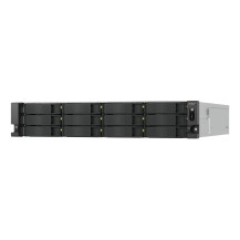 NAS RACK 2U QNAP TS-h1277AXU-RP-R7-32G 12BAY + 2x M.2 2x2.5GbE 2x10GbE BaseT  2xUSB 3.2 RAM 32GB DDR5 AMD Ryzen 7700 2X550W TS-h