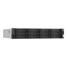 NAS RACK 2U QNAP TS-h1277AXU-RP-R7-32G 12BAY + 2x M.2 2x2.5GbE 2x10GbE BaseT  2xUSB 3.2 RAM 32GB DDR5 AMD Ryzen 7700 2X550W TS-h