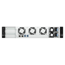 NAS RACK 2U QNAP TS-855eU-RP-8G 8HD 3,5"/2,5" NOHD 2xM.2 2280 2x2.5GBE 4xUSB3.2 8GB RAM Intel Atom C5125 8C 2.8GHz 2X300W TS-855