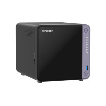 NAS TOWER QNAP TS-432X-4G 4HD 3,5" NOHDD 1x 10GbE SFP+ 2x 2.5GbE 2x USB3.2 RAM 4GB DDR4 QUADCORE AL-524 2.0GHZ TS-432X-4G QNAP