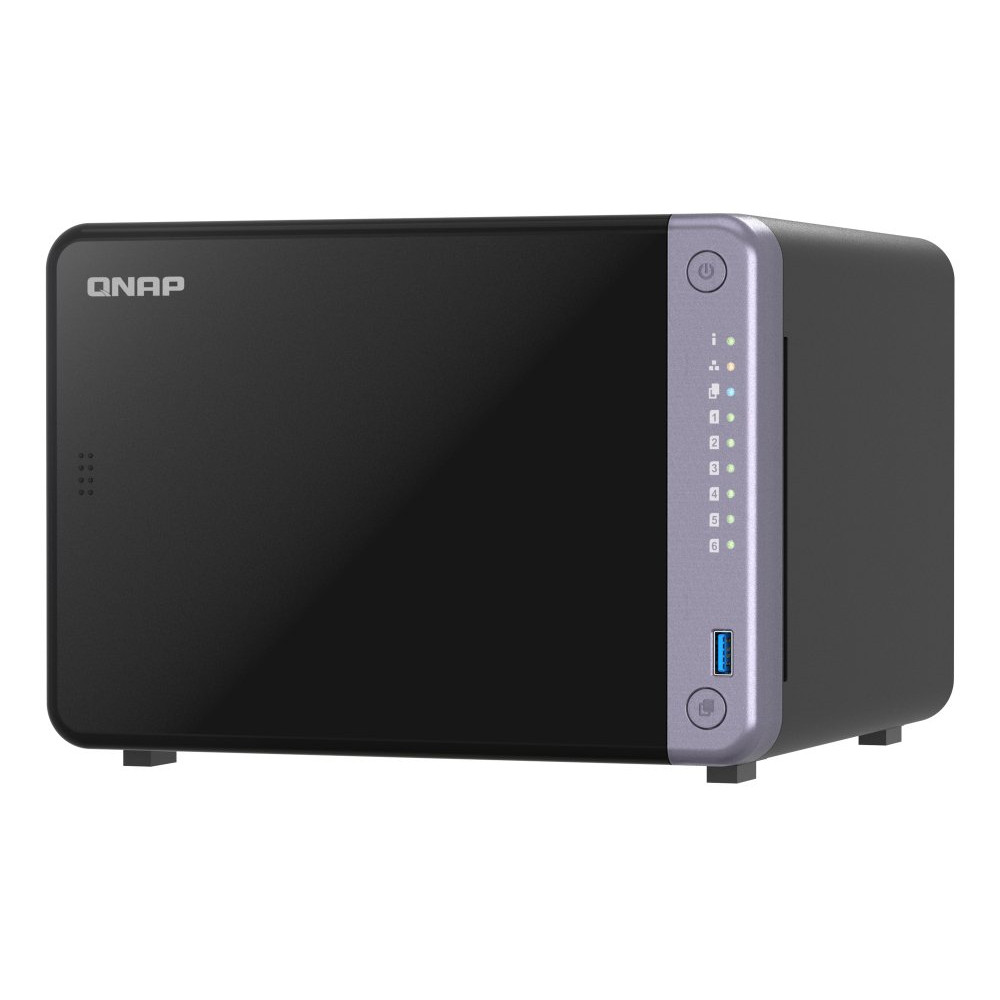 NAS TOWER QNAP TS-632X-4G 6HD 3,5" NOHDD 2x 10GbE SFP+ 2x 2.5GbE 2x USB3.2 RAM 4GB DDR4 QUADCORE AL-524 2.0GHZ TS-632X-4G QNAP