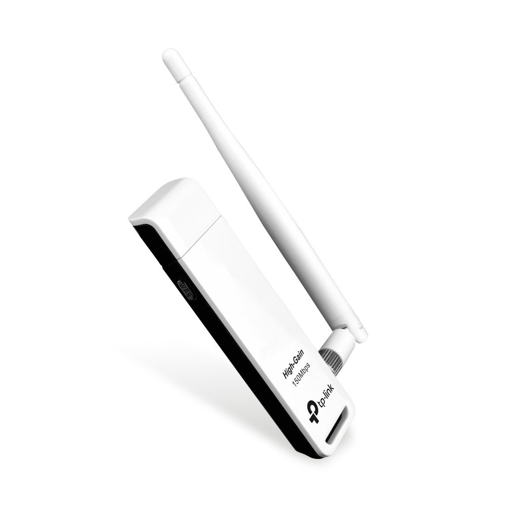 ADATTATORE WIRELESS TP-LINK TL-WN722N USB 2.0 150M LITE N HIGH GAIN 802.11n/g/b, 1 ANTENNA STACCABILE TL-WN722N TP-LINK