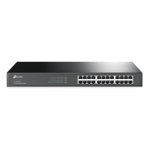 SWITCH TP-LINK TL-SG1024 24P LAN GIGABIT DESKTOP 10/100/1000Mbps RACKMOUNTABLE RJ45 CASE ACCIAIO TL-SG1024 TP-LINK