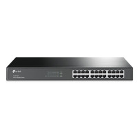 SWITCH TP-LINK TL-SG1024 24P LAN GIGABIT DESKTOP 10/100/1000Mbps RACKMOUNTABLE RJ45 CASE ACCIAIO TL-SG1024 TP-LINK