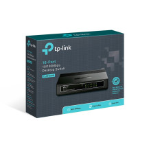 SWITCH TP-LINK TL-SF1016D 16P LAN DESKTOP 10/100M RJ45 CASE PLASTICA TL-SF1016D TP-LINK