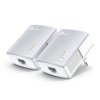 ADATTATORE POWERLINE TP-LINK AV600 TL-PA411 Starter Kit CONF.2PZ X LAN 600Mbps copertura 300mt in casa TL-PA411 KIT TP-LINK