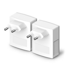 ADATTATORE POWERLINE TP-LINK AV600 TL-PA411 Starter Kit CONF.2PZ X LAN 600Mbps copertura 300mt in casa TL-PA411 KIT TP-LINK
