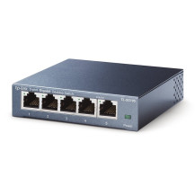 SWITCH TP-LINK TL-SG105 5P LAN METAL GIGABIT DESKTOP 10/100/1000Mbps RJ45 CASE METALLO TL-SG105 TP-LINK
