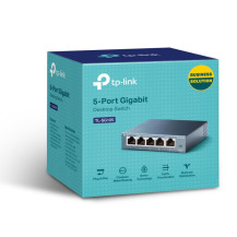 SWITCH TP-LINK TL-SG105 5P LAN METAL GIGABIT DESKTOP 10/100/1000Mbps RJ45 CASE METALLO TL-SG105 TP-LINK