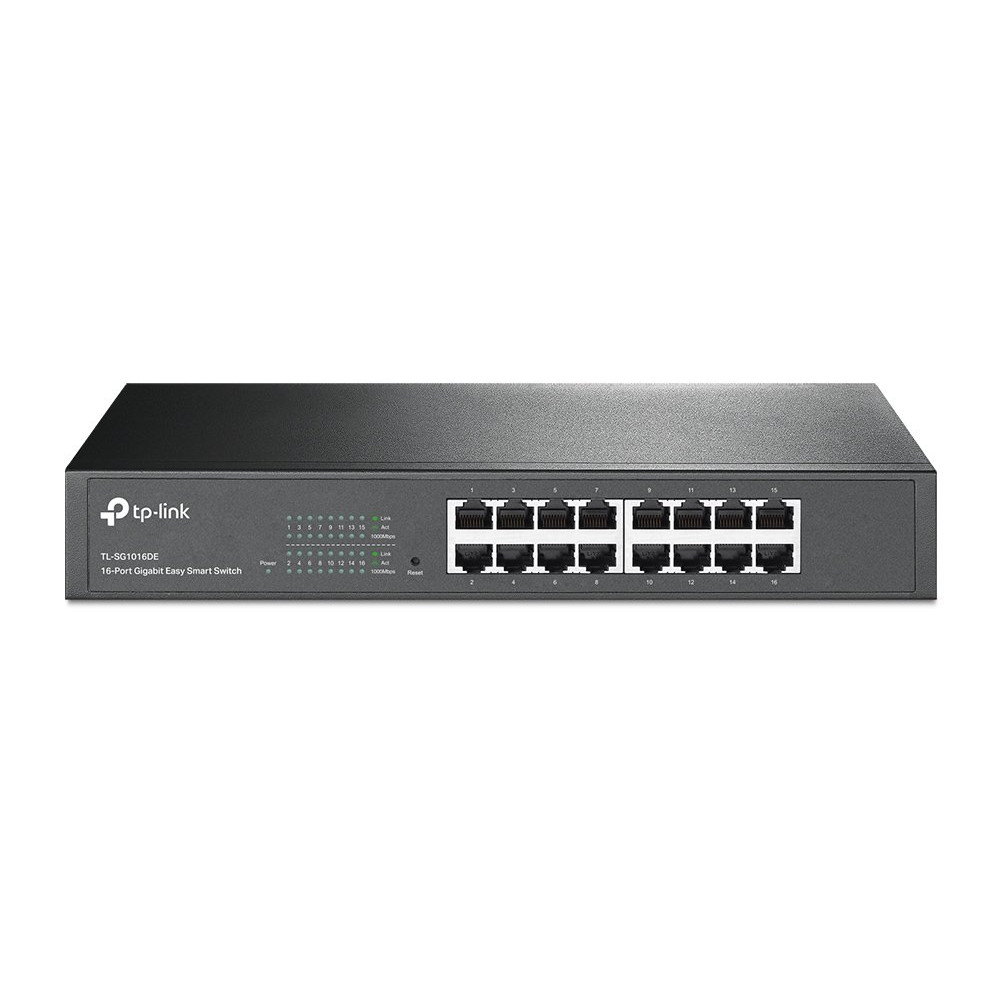 SWITCH TP-LINK TL-SG1016DE 16P EASY SMART GIGABIT DESKTOP 10/100/1000Mbps RJ45 TL-SG1016DE TP-LINK