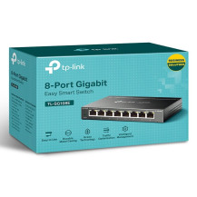 SWITCH TP-LINK TL-SG108E 8P LAN EASY SMART GIGABIT 10/100/1000Mbps RJ45 IGMP SNOOPING,MTU/PORT/TAG-BASED VLAN QOS TL-SG108E TP-L