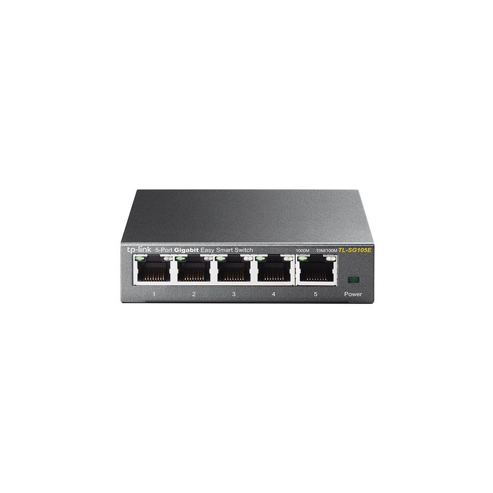 SWITCH TP-LINK TL-SG105E 5P LAN GIGABIT DESKTOP 10/100/1000Mbps RJ45 Desktop Easy Smart Switch TL-SG105E TP-LINK