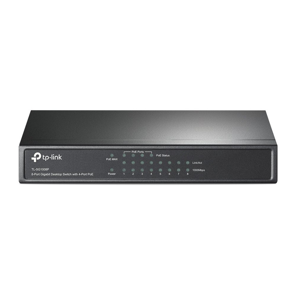 SWITCH TP-LINK TL-SG1008P 8P 10/100/1000Mbps RJ45 4P POE TL-SG1008P TP-LINK