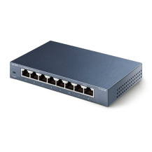 SWITCH TP-LINK TL-SG108 8P LAN METAL GIGABIT DESKTOP 10/100/1000Mbps RJ45 CASE METALLO VERSIONE 3 TL-SG108 TP-LINK