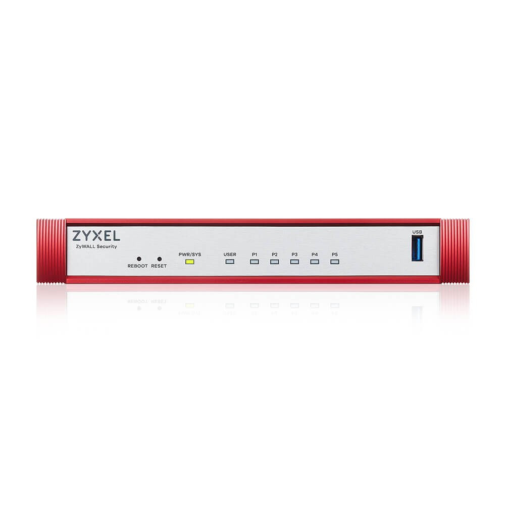 FIREWALL ZYXEL USGFLEX SECURITY GATEWAY 50H WAN/LAN 5xGbE VPN: 20 IPSEC, 15 SSL Include Entry Defense Pack, cons x 10 utent USGF