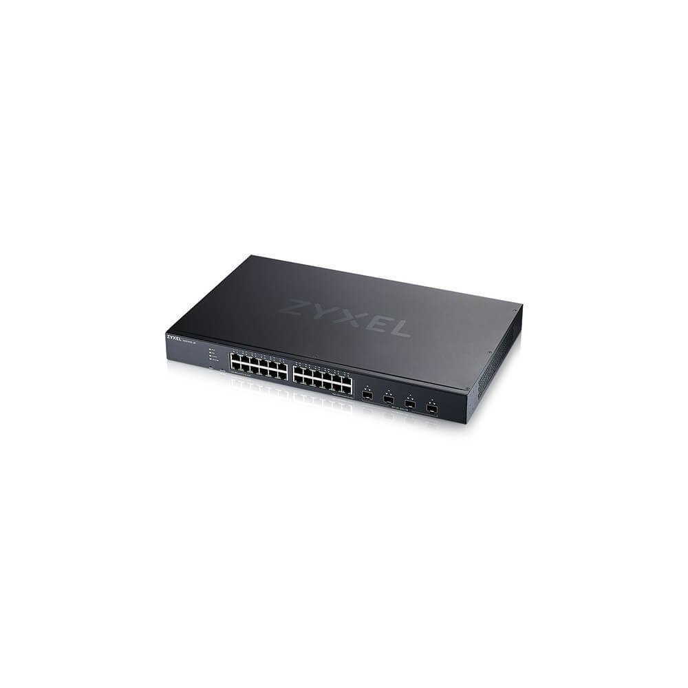 SWITCH ZYXEL XGS1935-28 24P GIGABIT+4P 10GbE SFP+  IPv6, VLAN, QoS, IGMP, Rack - FREE Nebula Basic XGS1935-28-EU0101F ZYXEL