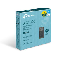 ADATTATORE WIRELESS TP-LINK Archer T3U AC1300 DUAL BAND USB 3.0 1T1R 867Mbps a 5Ghz+400Mbps a 2.4Ghz, 802.11ac/a/b/g/n 1ant int.