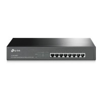 SWITCH TP-LINK TL-SG1008MP 8P 10/100/1000Mbps RJ45 POE+ 126W PoE Power, 1U 13-inch Rack-mountable TL-SG1008MP TP-LINK