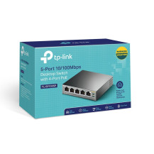 SWITCH TP-LINK TL-SF1005P 5P LAN 10/100M di cui 4 PoE (fino a 58W) TL-SF1005P TP-LINK