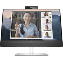 MONITOR HP LED 23.8" Wide E24mv 169L0AA IPS 1920x1080 5ms 250cd/m² 1000:1 (10.000.000:1) 2x2W MM WEBCAM PIVOT Reg.H VGA HDMI  DP