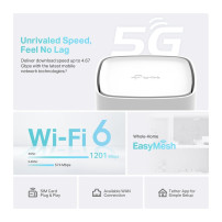 ROUTER TP-LINK Archer NX210 5G AX1800 WIRELESS DUAL BAND GIGABIT 1201Mbps a 5GHz+574Mbps a 2.4GHz 5G NR LTE Nano SIM Card Slot A