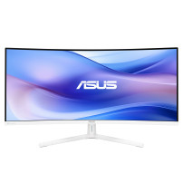 MONITOR ASUS LED 34" Curved VU34WCIP-W 21:9 3440x1440 100HZ 5ms 300cd/M 3000:1 2X2W MM HDMI DP USB-C Docking White 90LM0AIT-B01M