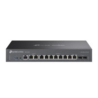 ROUTER TP-LINK ER7412-M2 GIGABIT VPN ROUTER,2P 2.5G RJ45 WAN/LAN, 2P GIGA SFP WAN/LAN 8P GIGABIT RJ45 1P USB 3.0 1U 13-inch Rack