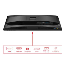 MONITOR AOC LED 23.8" Wide 24E4U IPS 1920x1080 120Hz 4ms 300cd/mq 20.000.000:1 2x2W MM Reg.H PIVOT VGA HDMI DP USB 24E4U AOC