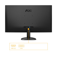 MONITOR AOC LED 27" Wide 27B31H IPS 1920x1080 120Hz 4ms 300cd/mq 1.500:1 VGA HDMI 27B31H AOC