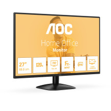 MONITOR AOC LED 27" Wide 27B31H IPS 1920x1080 120Hz 4ms 300cd/mq 1.500:1 VGA HDMI 27B31H AOC