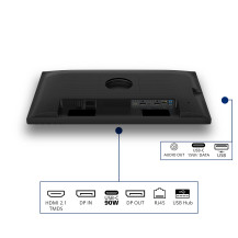 MONITOR PHILIPS LED 23.8" 24B2U3601/00 IPS 2560x1440 120HZ 4ms 350cd/m² 1500:1 2x2W MM Reg.H PIVOT HDMI DP RJ45 USB-C DOCKING 24