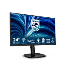 MONITOR PHILIPS LED 23.8" 24B2U3601/00 IPS 2560x1440 120HZ 4ms 350cd/m² 1500:1 2x2W MM Reg.H PIVOT HDMI DP RJ45 USB-C DOCKING 24