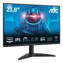 MONITOR AOC LED 23.8'' Wide 24B36X IPS 1920x1080 144HZ 4ms 300cd/mq 1.500:1 HDMI DP GAMING 24B36X AOC