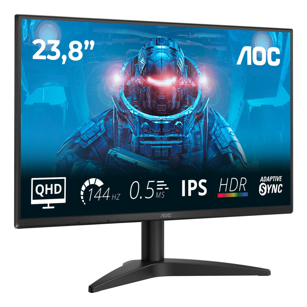 MONITOR AOC LED 23.8'' Wide Q24B36X IPS 2560x1440 144HZ 4ms 300cd/mq 1.500:1 HDMI DP GAMING Q24B36X AOC