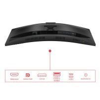 MONITOR AOC LED 34" Wide CURVED CU34E4CW 3840x1440 120HZ 4ms 350cd/mq 20.000.000:1 2x5W MM WEBCAM Reg.H 2HDMI DP USB-C Docking C