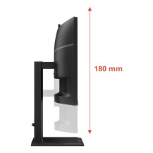 MONITOR AOC LED 34" Wide CURVED CU34E4CW 3840x1440 120HZ 4ms 350cd/mq 20.000.000:1 2x5W MM WEBCAM Reg.H 2HDMI DP USB-C Docking C