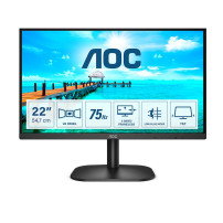 MONITOR AOC LED 21.5" Wide 22B2H 0,248 1920x1080 4ms 200cd/mq 600:1(20.000.000:1) VGA HDMI Black 22B2H/EU AOC