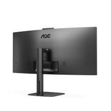MONITOR AOC LED 34" Wide CURVED CU34V5CW/BK VA 3440x1440 4ms 300cd/mq 20.000.000:1 2x5W MM Reg.H WEBCAM HDMI DP USB-C Docking CU