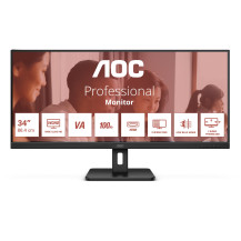 MONITOR AOC LED 34" Wide U34E2M VA 3440x1440 4ms 300cd/mq 20.000.000:1 2HDMI DP U34E2M AOC