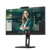 MONITOR AOC LED 27" Wide Q27P3QW IPS 2560x1440 4ms 350cd/mq 20.000.000:1 2x5W MM WEBCAM PIVOT Reg.H 2HDMI DP Q27P3QW AOC