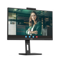 MONITOR AOC LED 27" Wide Q27P3QW IPS 2560x1440 4ms 350cd/mq 20.000.000:1 2x5W MM WEBCAM PIVOT Reg.H 2HDMI DP Q27P3QW AOC