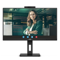 MONITOR AOC LED 27" Wide Q27P3QW IPS 2560x1440 4ms 350cd/mq 20.000.000:1 2x5W MM WEBCAM PIVOT Reg.H 2HDMI DP Q27P3QW AOC