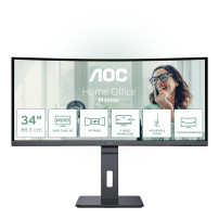 MONITOR AOC LED 34" Wide CURVED CU34P3CV VA 3440x1440 1ms 300cd/mq 50.000.000:1 2x5W MM Reg.H HDMI DP USB-C Docking CU34P3CV AOC
