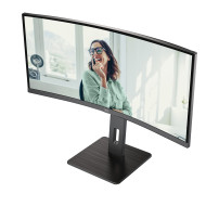 MONITOR AOC LED 34" Wide CURVED CU34P3CV VA 3440x1440 1ms 300cd/mq 50.000.000:1 2x5W MM Reg.H HDMI DP USB-C Docking CU34P3CV AOC