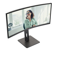 MONITOR AOC LED 34" Wide CURVED CU34P3CV VA 3440x1440 1ms 300cd/mq 50.000.000:1 2x5W MM Reg.H HDMI DP USB-C Docking CU34P3CV AOC