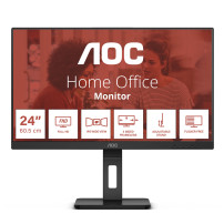 MONITOR AOC LED 23.8" Wide 24E3QAF IPS 1920x1080 4ms 300cd/mq 1.000:1 2x2W MM Reg. in H PIVOT VGA HDMI DP 24E3QAF AOC